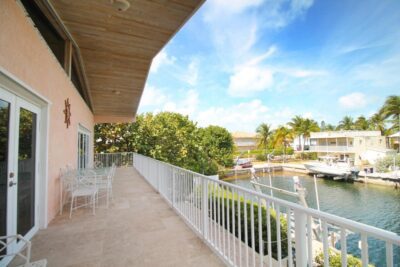 2nd Floor Balcony Overlooking the Canal