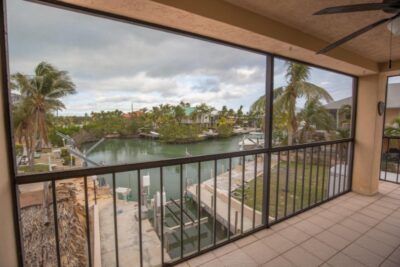 Canal Views from 2nd Floor Screened in Porch