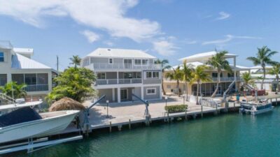 House with boat