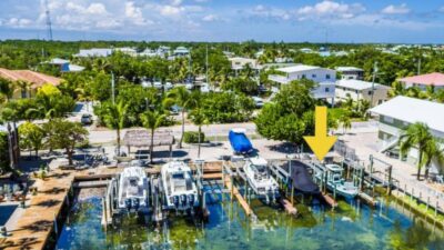 Boat Slip with 18,000 lb. Boat Lift
