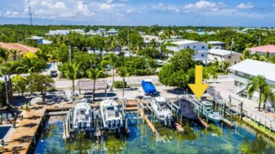 Boat Slip with 18,000 lb. Boat Lift