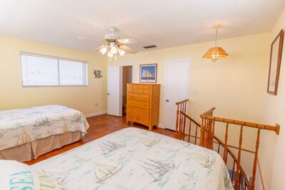 3rd floor bedroom with ensuite half bathroom