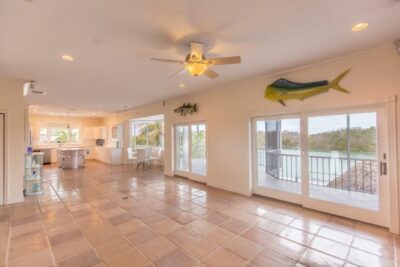 Living Room into Dining area and Kitchen