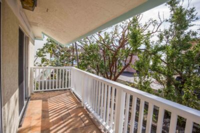 Shared Porch between the two bedrooms