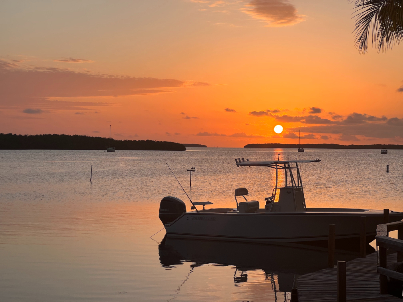 sunset view at Islamorada