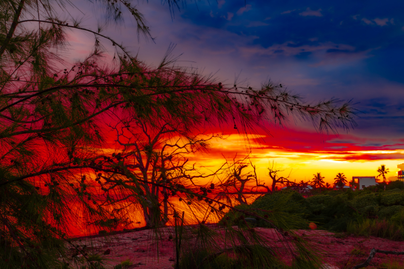 Sunset view in Lower Florida Keys