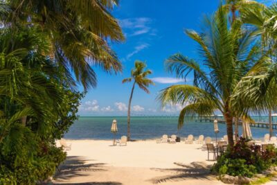 IslaMorada, Florida keys beach scene