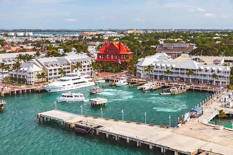 Cruising into Key West