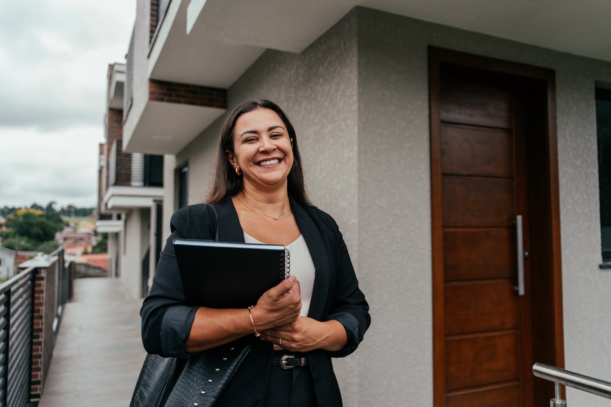 smiling woman